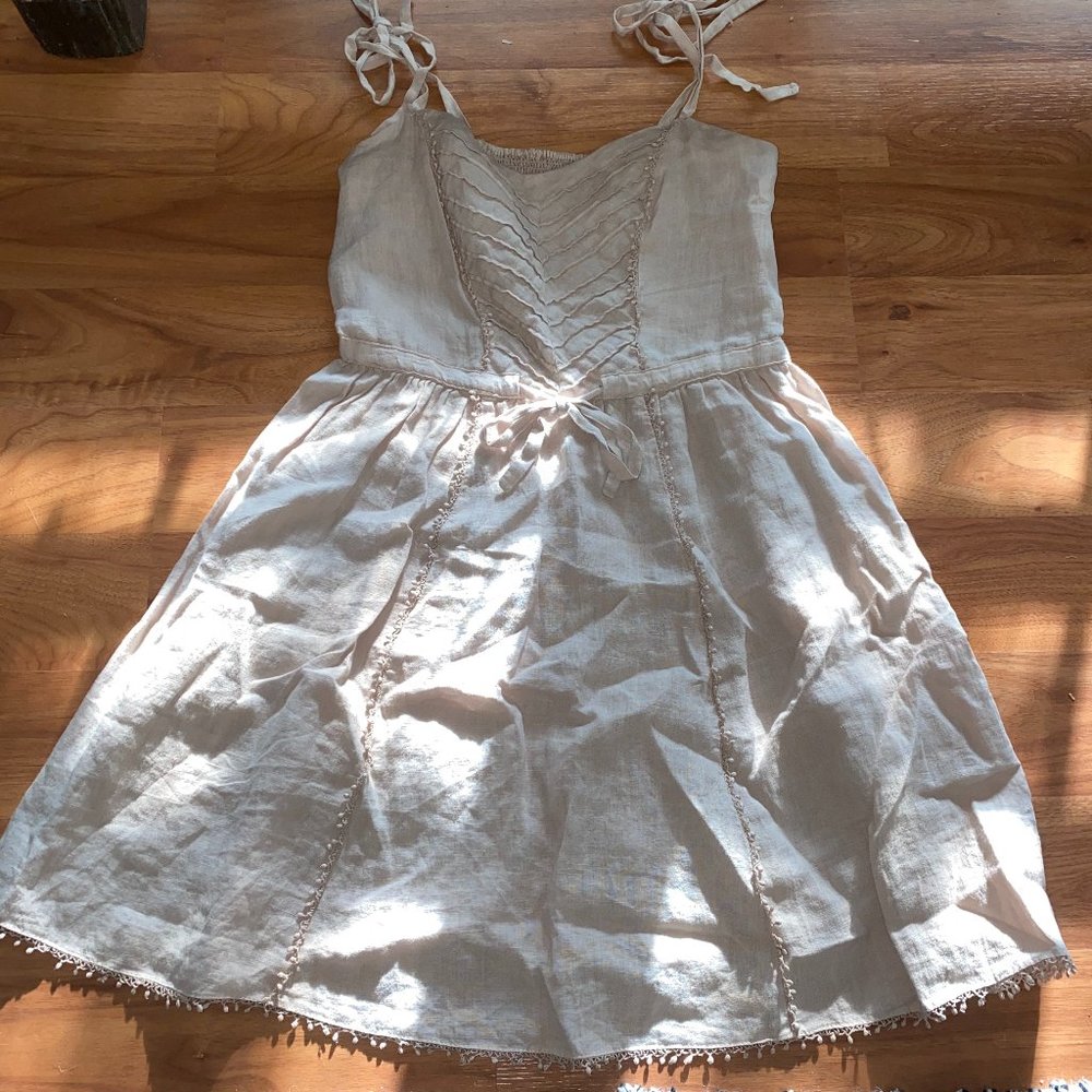 Zara Cream Sun Dress